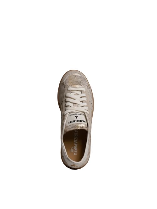Sneakers '93 SKIN in suede laminato Grey gold Patrizia Pepe | 2Z0065 L168FG46